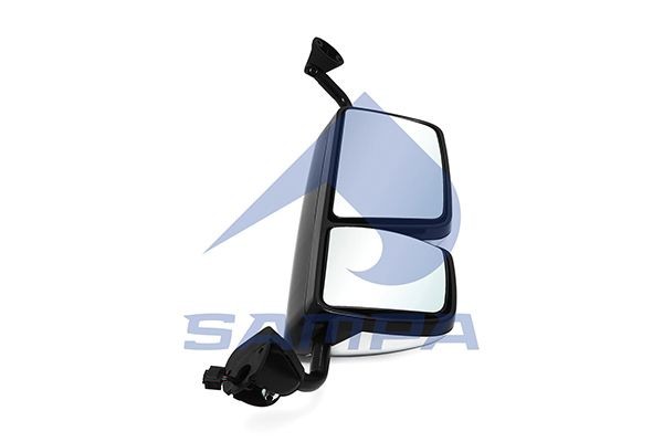 Зеркало, правое MB Actros MP3 с электроприводом, подогревом и кронштейном 207460 SAMPA