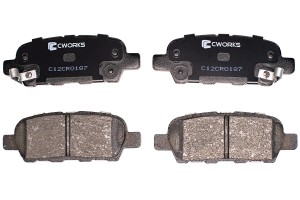 Замена на C12CR1039 Тормозные колодки задниe C12CR0187 C12CR0187 CWORKS
