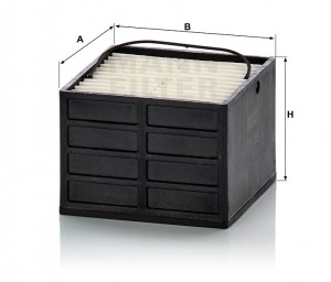 Фильтр топливный грубой очистки 76x76x54; MAN TRUCK L2000 + L2000 Evolution (94- PU 89 MANN FILTER