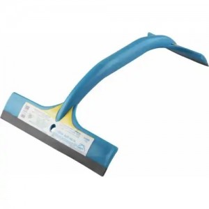 Скребок для сгона воды 19х6см двусторонний голубой ZEUS ZB026 ZEUS