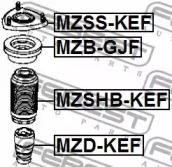 Опора переднего амортизатора  MAZDA CX-5 KE 2011- MZSS-KEF MZSSKEF FEBEST