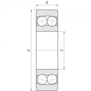 Подшипник привода щетки МТЗ ГПЗ 1308 GPZ