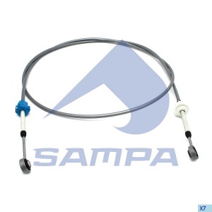 Трос КПП L=2865, LHD; Volvo FH/FM/FMX/NH 9/10/11/12/13/16 FM 12 2001-2005 L: 286 034092 SAMPA