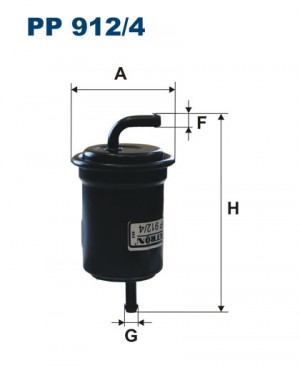 Фильтр топливный SUZUKI Grand Vitara (98-05) (1.6/2.0/2.5) FILTRON PP9124 FILTRON