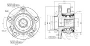 VW GOLF VII/AUDI A3(8V)/SKODA OCTAVIA(A7)/SEAT LEO 80мм., для диска диаметром 28 GIK05015 GANZ