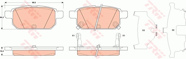 SUZUKI SWIFT (2010>) GDB3529 TRW