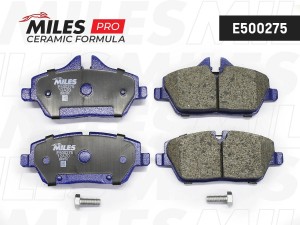 Колодки тормозные передние (Смесь CERAMIC серия PRO) BMW E81/E87/MINI COOPER 04- E500275 MILES