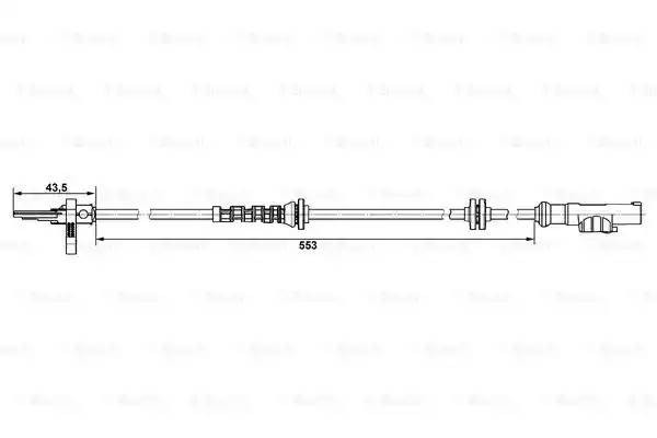 OPEL CORSA D (2006-2015) 0 265 007 896 BOSCH
