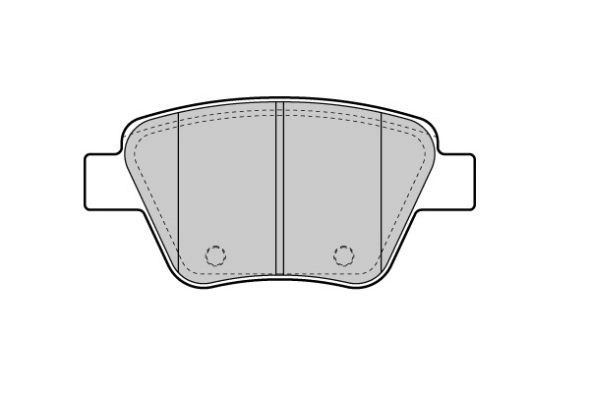 колодки дисковые задние! с антискрип. пл.\ Audi A3, VW Golf, Skoda Superb 1.2-3. FBP1663 FREMAX