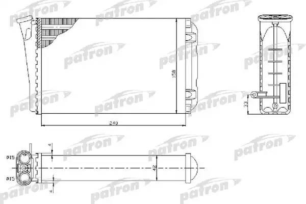 Радиатор PRS2048 PRS2048 PATRON