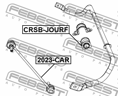 CHRYSLER VOYAGER/CARAVAN/TOWN&COUNTRY (2008>) CRSB-JOURF FEBEST