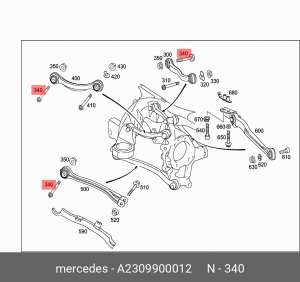 SCHRAUBE (СПЕЦИАЛЬНЫЙ ЗАКАЗ) A 230 990 00 12 MERCEDES BENZ