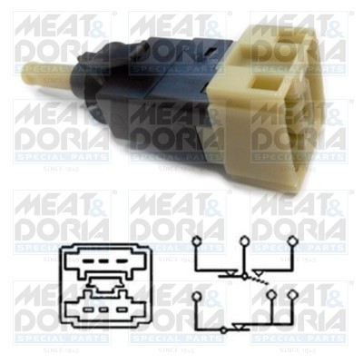 Выключатель MERCEDES SLK (W107) стоп-сигнала MEAT&DORIA 35065 MEAT DORIA