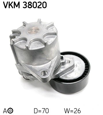 ролик нат. ! \MB Vito/Sprinter/W202/W203/W210/W220 2.0-3.2CDi 92> VKM38020 SKF