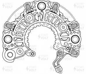 Мост диодный генератора для а/м Mercedes-Benz C (W204) (12-)/E (W212) (09-) 1.6T VDB 1502 START VOLT