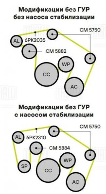 Ролик привод. ремня Land Rover Discovery IV (09-) 2.7d/3.0d (с натяж.мех.) с акт CM 5884 TRIALLI