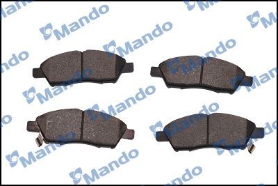Колодки тормозные NISSAN Cube (02-08),March (02-10) передние (4шт.) MANDO MPN17 MANDO