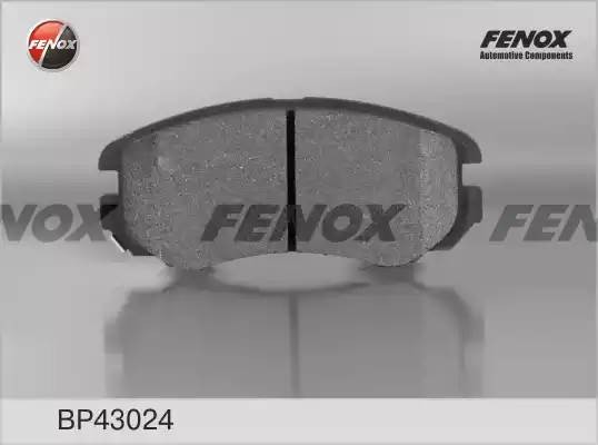 Колодки тормозные дисковые передние BP43024 FENOX