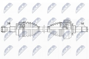 ПОЛУОСЬ ПРИВОДНАЯ NPWME142 NPWME142 NTY
