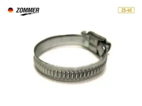Хомут червячный 25-40 мм  10шт 2540 ZOMMER
