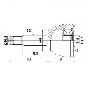 Зикмар_Шрус Наружный Z87195R ZIKMAR