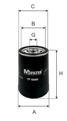 Фильтр масляный TF6565 MFILTER AUTOMOTIVE FILTERS