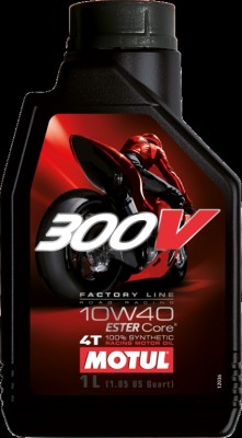 Масло моторное для 4-х тактных двигателей MOTUL 300V 4T FACTORY LINE 10W40 синт. 104118 MOTUL