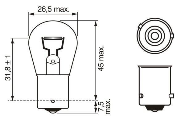 ЛАМПА 21W 1 987 302 703 BOSCH