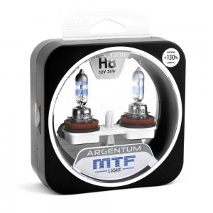 Лампа 12V H8 35W PGJ19-1 +130% бокс (2шт.) Argentum MTF H3A1208 MTF