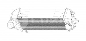 Интеркулер для а/м Kia Sorento (09-)/Hyundai Santa Fe (12-) 2.2CRDi LRIC082F0 LRIC082F0 LUZAR