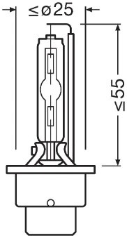 D4S OSRAM CLASSIC XENARC 4150К 66440CLC OSRAM