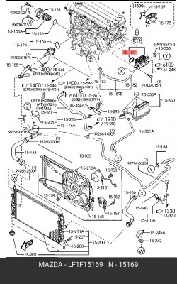 MAZDA 3 LF1F15169 MAZDA