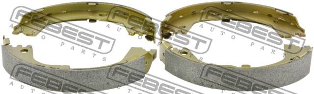 Колодки барабанные HYUNDAI SANTA FE 06 (CM) 2006-2012 1202-SFER 1202-SFER FEBEST