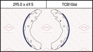 Колодки тормозные барабанные MITSUBISHI L200 05-SUBARU Legacy/Outback 09- TCB106 TCB1066 TATSUMI