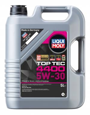 LIQUI MOLY TOP TEC 4400 5W30 5Л ACEA C4-08, Renault RN 0720, MB 229.51 2322 LIQUI MOLY
