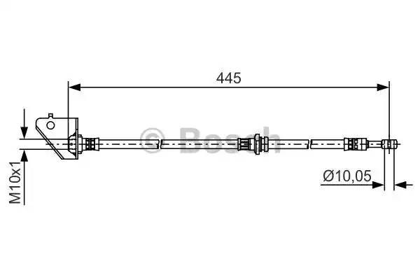 Шланг тормозной HYUNDAI Tucson передний правый BOSCH 1 987 481 498 BOSCH