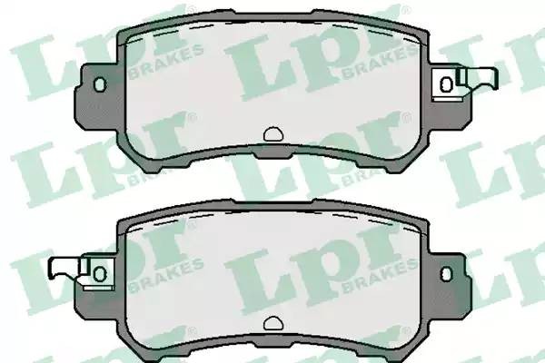 Колодки тормозные дисковые 05P1756 05P1756 LPR