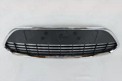 Решетка в бампер нижняя Ford Focus 2 2008-2011, под хром, текстурная OEM3693 OEMPARTS