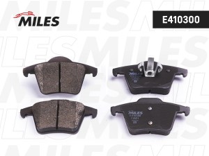 Колодки тормозные задние (без датчика) (Смесь Low-Metallic) (VOLVO XC90 2.4-4.4  E410300 MILES