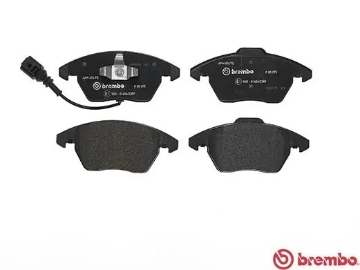 Колодки тормозные VW Passat (05-) SKODA Octavia (04-) передние (4шт.) BREMBO P85075 BREMBO