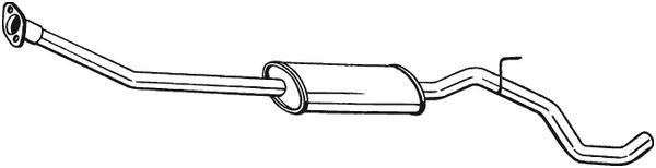 Резонатор NISSAN Note (06-12) (1.4) BOSAL 286-277 BOSAL