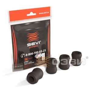 Втулка амортизатора задн. для а/м ВАЗ 2101 (4 шт.) "СЭВИ" 1301 SEVI