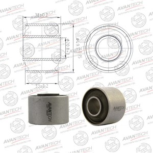 Сайлентблок переднего нижнего рычага, задний Avantech ASB0209 AVANTECH