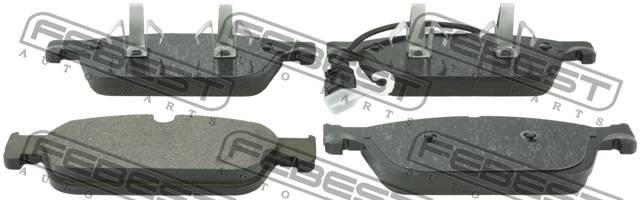 КОЛОДКИ ТОРМОЗНЫЕ ПЕРЕДНИЕ подходит для VOLKSWAGEN TRANSPORTER/MULTIVAN T5 2003- 2301-T6F FEBEST