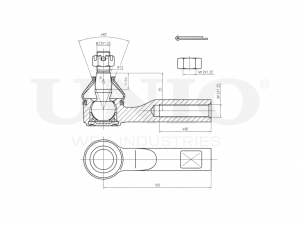 Наконечник рулевой SSP-10013 UNIO