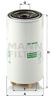 Фильтр топливный WK 940-36 X MANN FILTER