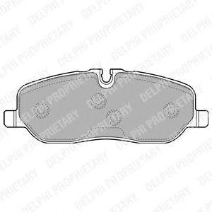 LP1935 колодки дисковые п.\ Land Rover Discovery/Range Rover 4.4i V8/2.7TD V6 04 LP1935 DELPHI