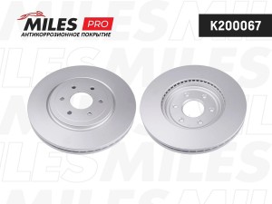 Диск тормозной (серия PRO с антикоррозионным покрытием) NISSAN PATHFINDER 05/NAV K200067 MILES