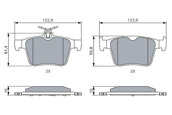 AUDI A3 [8V] (2013>)/VW GOLF VII (2013>) 0 986 494 658 BOSCH