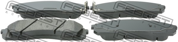 Колодки тормозные передние 1201-H100F FEBEST